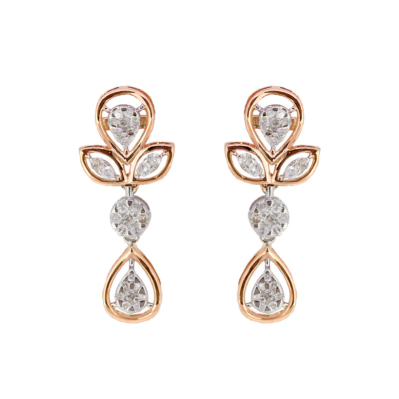14K Hallmarked Gold | Natural Diamond Tops 4NCSJ001T