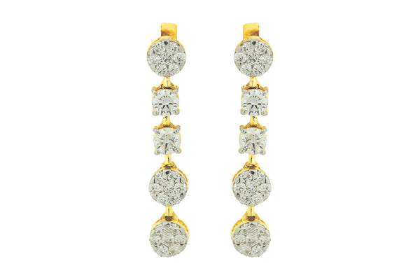 14K Hallmarked Gold | Lab Grown Diamond Tops 4NCSJ002AT