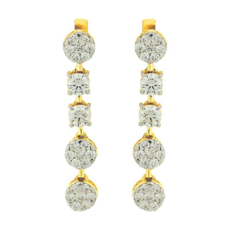 14K Hallmarked Gold | Lab Grown Diamond Tops 4NCSJ002AT