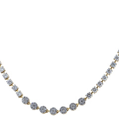 14K Hallmarked Gold | Lab Grown Diamond Necklace 4NCSJ002A