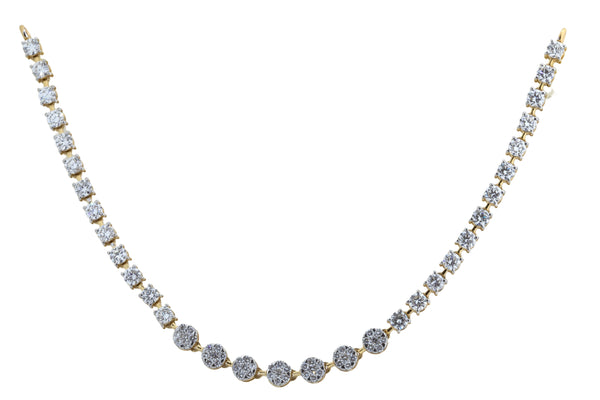 14K Hallmarked Gold | Lab Grown Diamond Necklace 4NCSJ002A
