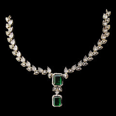 14K Hallmarked Gold | Natural Diamond Necklace 4NCSJ007