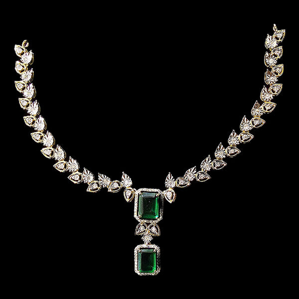 14K Hallmarked Gold | Natural Diamond Necklace 4NCSJ007