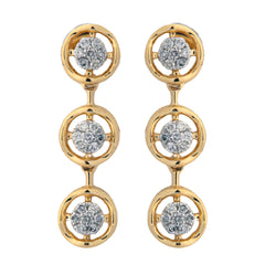 14K Hallmarked Gold | Natural Diamond Tops 4NCSJ012T