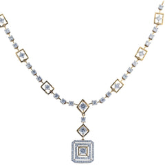 14K Hallmarked Gold | Lab Grown Diamond Necklace 4NCSJ014A