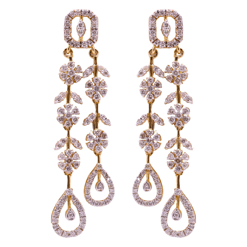 14K Hallmarked Gold | Natural Diamond Tops 4NCSJ050T
