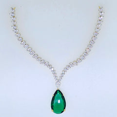 14K Hallmarked Gold | Lab Grown Diamond Necklace 4NCSJ052