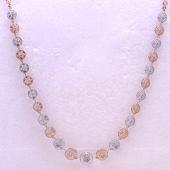 14K Hallmarked Gold | Natural Diamond Necklace 4NCSJ067