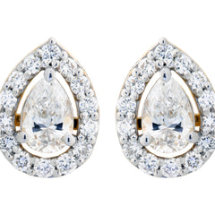 14K Hallmarked Gold | Lab Grown Diamond Tops 4NCSJ074T