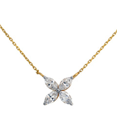 14K Hallmarked Gold | Lab Grown Diamond Necklace 4NCSJ075