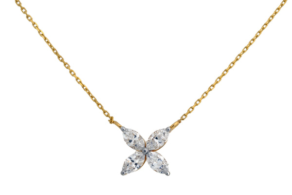 14K Hallmarked Gold | Lab Grown Diamond Necklace 4NCSJ075