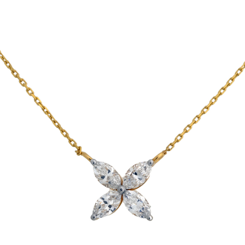 14K Hallmarked Gold | Lab Grown Diamond Necklace 4NCSJ075
