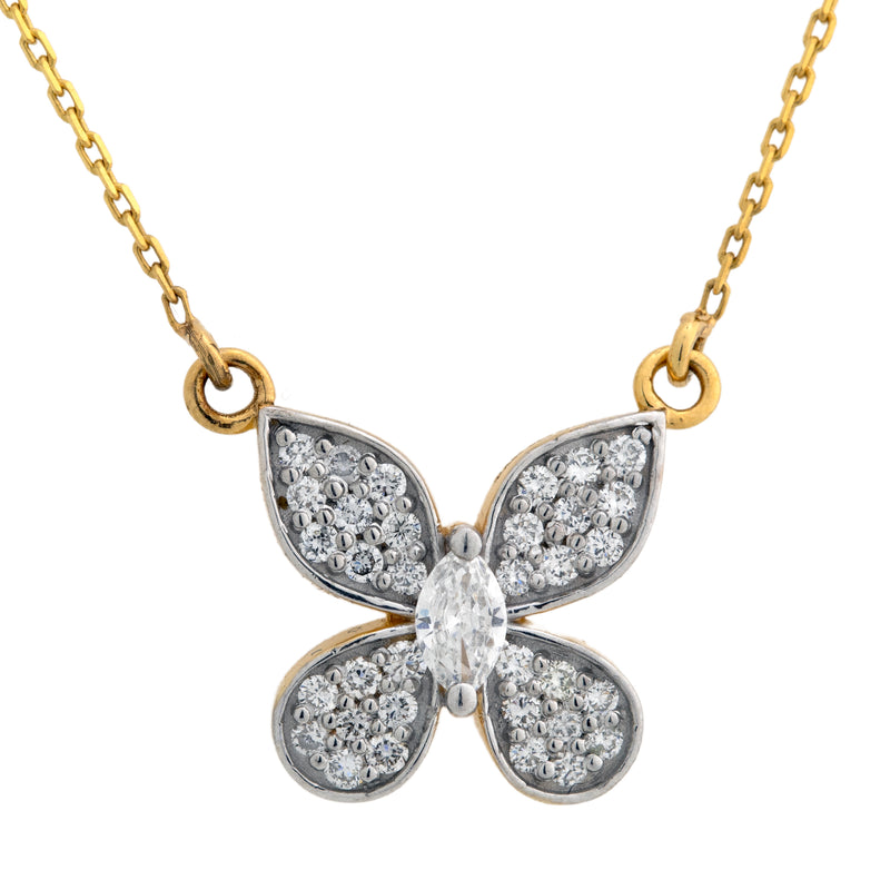 14K Hallmarked Gold | Lab Grown Diamond Necklace 4NCSJ077