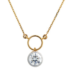 14K Hallmarked Gold | Lab Grown Diamond Necklace 4NCSJ078