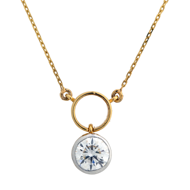 14K Hallmarked Gold | Lab Grown Diamond Necklace 4NCSJ078