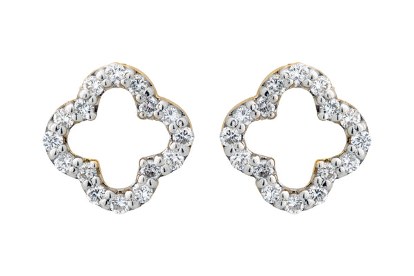 14K Hallmarked Gold | Lab Grown Diamond Tops 4NCSJ079T