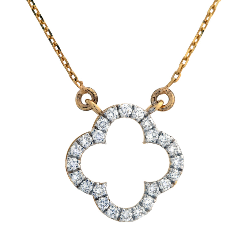 14K Hallmarked Gold | Lab Grown Diamond Necklace 4NCSJ079