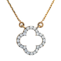 14K Hallmarked Gold | Lab Grown Diamond Necklace 4NCSJ079