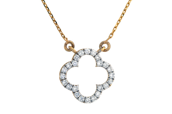14K Hallmarked Gold | Lab Grown Diamond Necklace 4NCSJ079