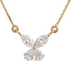 14K Hallmarked Gold | Lab Grown Diamond Necklace 4NCSJ081