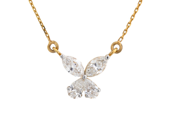 14K Hallmarked Gold | Lab Grown Diamond Necklace 4NCSJ081