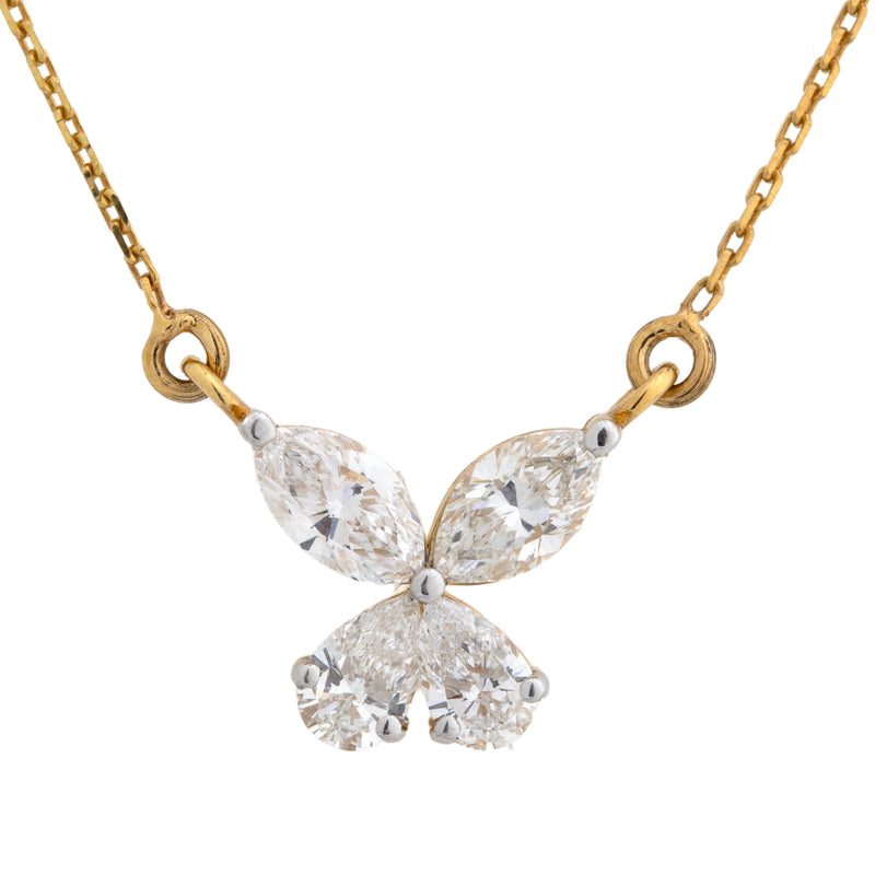 14K Hallmarked Gold | Lab Grown Diamond Necklace 4NCSJ081