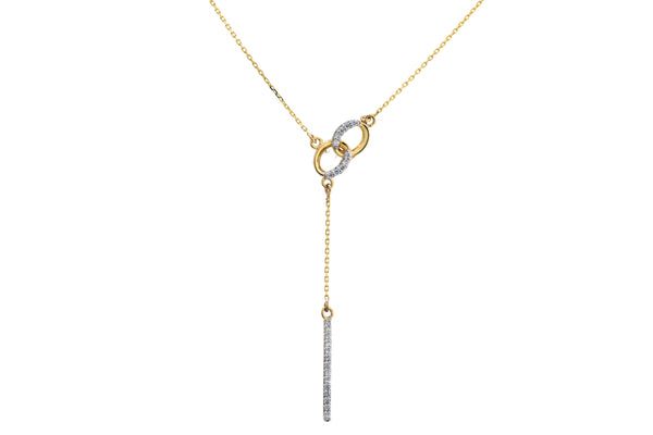 14K Hallmarked Gold | Lab Grown Diamond Necklace 4NCSJ084
