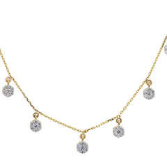 14K Hallmarked Gold | Lab Grown Diamond Necklace 4NCSJ085