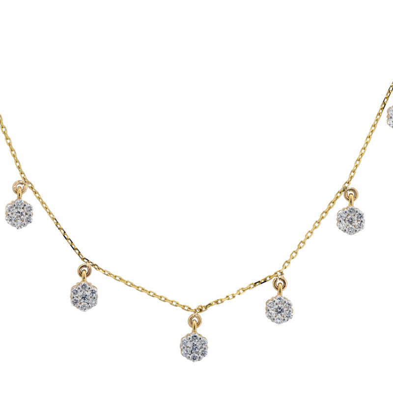 14K Hallmarked Gold | Lab Grown Diamond Necklace 4NCSJ085