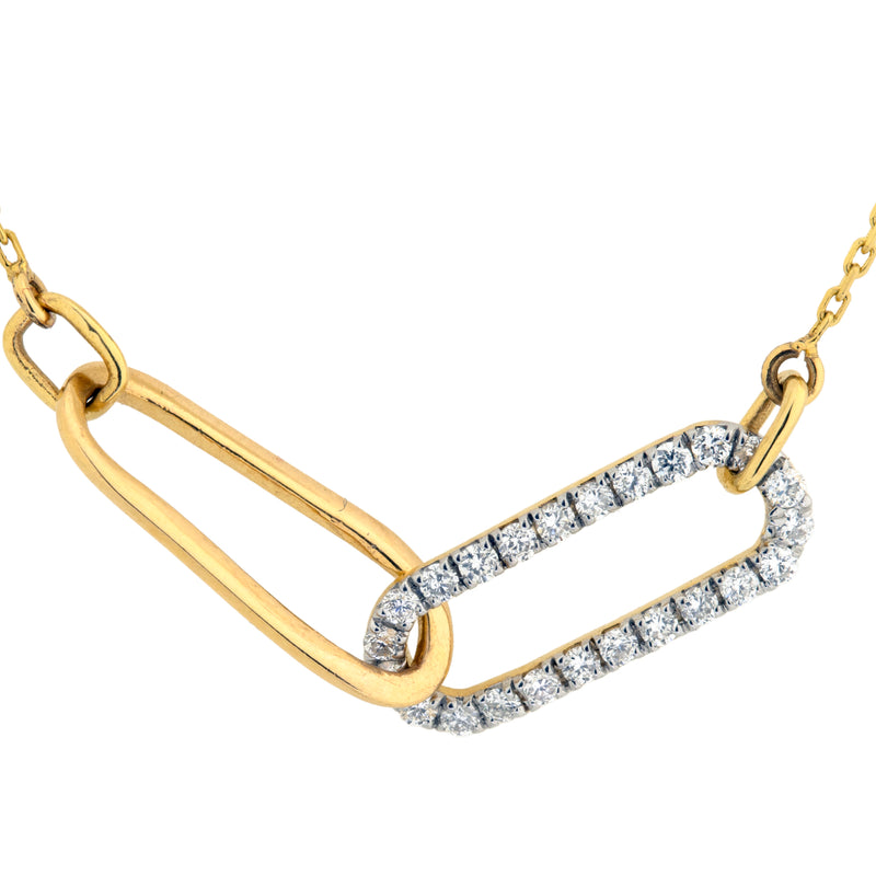 14K Hallmarked Gold | Lab Grown Diamond Necklace 4NCSJ088
