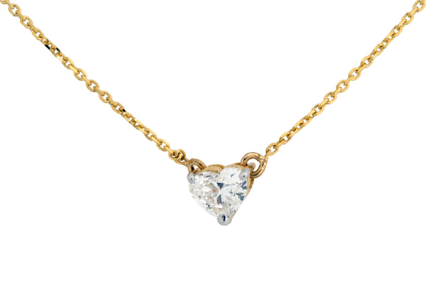 14K Hallmarked Gold | Lab Grown Diamond Necklace 4NCSJ091