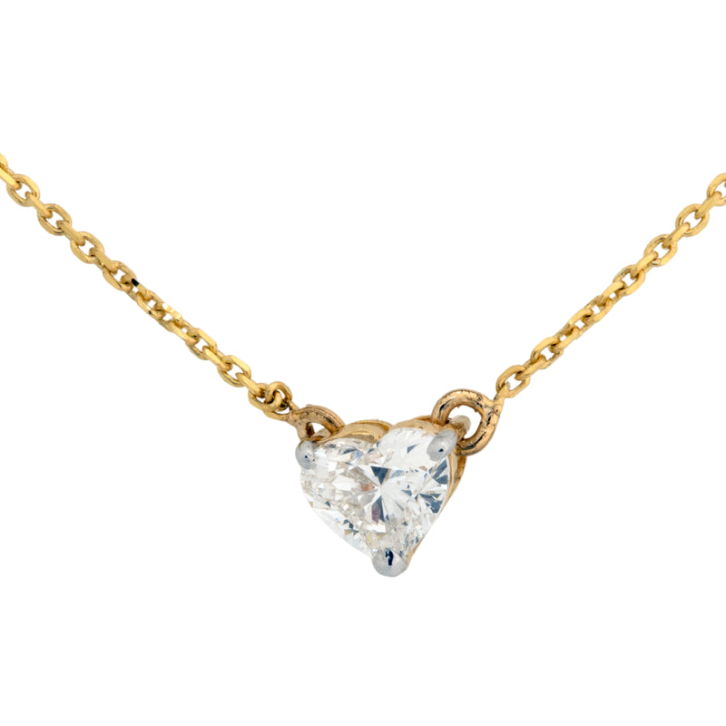 14K Hallmarked Gold | Lab Grown Diamond Necklace 4NCSJ091