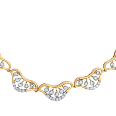 14K Hallmarked Gold | Lab Grown Diamond Necklace 4NCSJ096