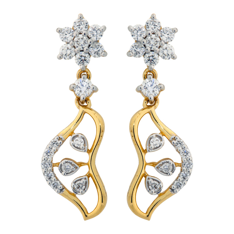 14K Hallmarked Gold | Lab Grown Diamond Tops 4NCSJ096T