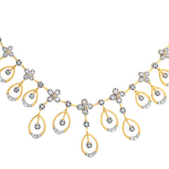 14K Hallmarked Gold | Lab Grown Diamond Necklace 4NCSJ097