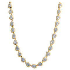 14K Hallmarked Gold | Lab Grown Diamond Necklace 4NCSJ102