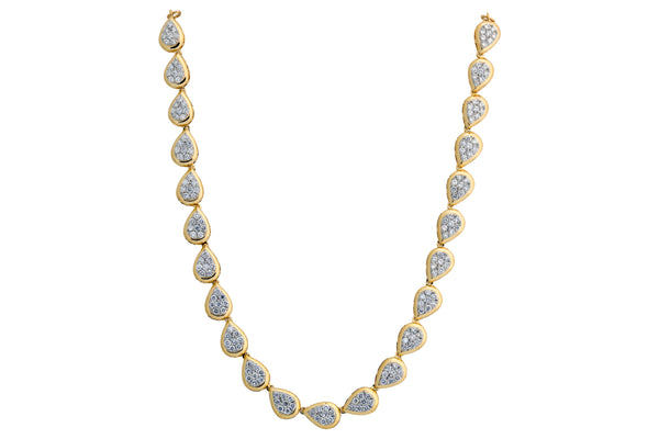 14K Hallmarked Gold | Lab Grown Diamond Necklace 4NCSJ102