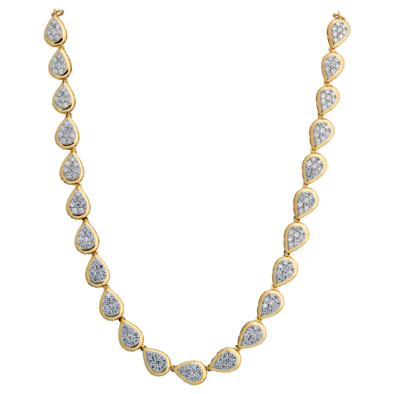 14K Hallmarked Gold | Lab Grown Diamond Necklace 4NCSJ102