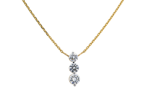 14K Hallmarked Gold | Lab Grown Diamond Necklace 4NCSJ105
