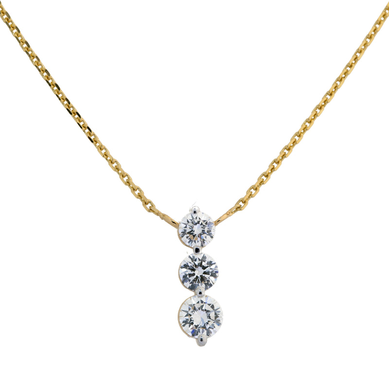 14K Hallmarked Gold | Lab Grown Diamond Necklace 4NCSJ105