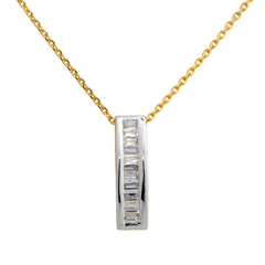 Natural Diamond Necklace 4NCSJ107
