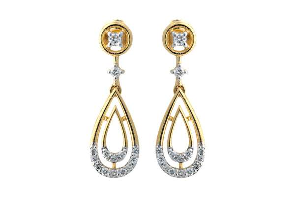 14K Hallmarked Gold | Natural Diamond Tops 4NCSJ111T
