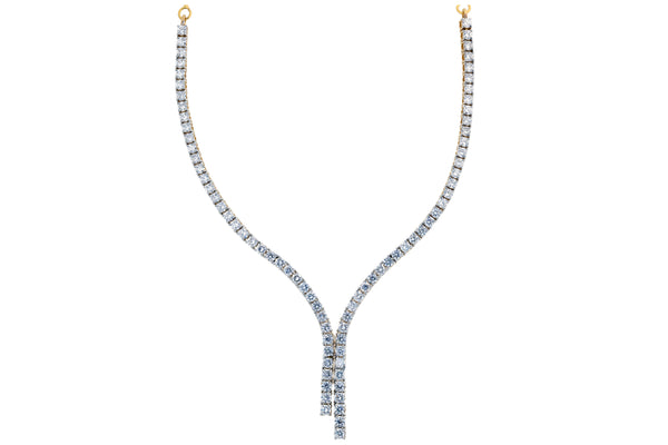 9K Hallmarked Gold | Lab Grown Diamond Necklace 9NCWA101