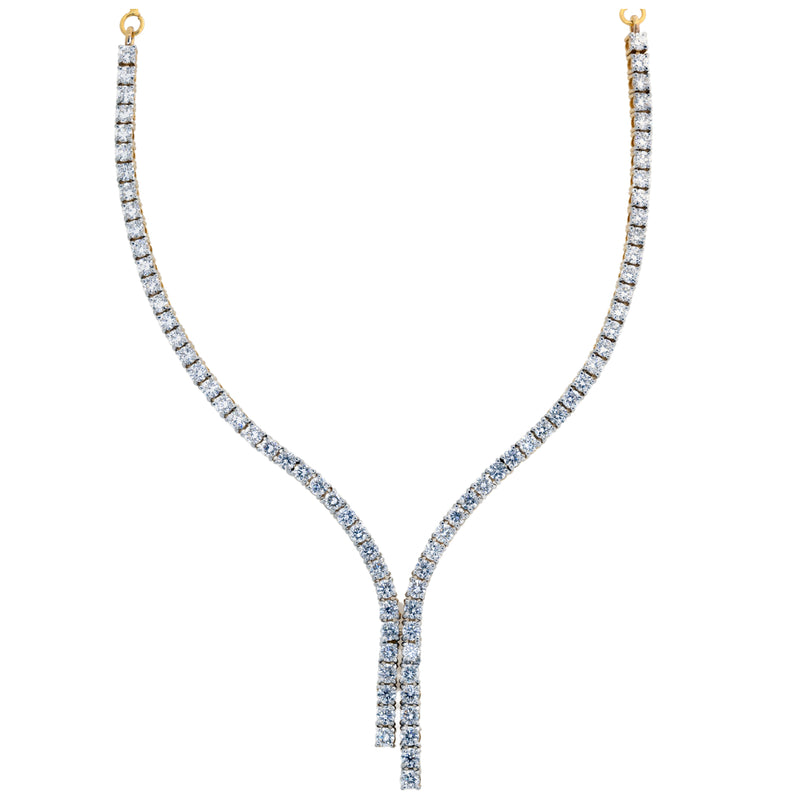 9K Hallmarked Gold | Lab Grown Diamond Necklace 9NCWA101