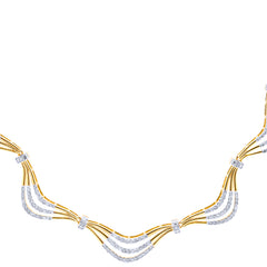 9K Hallmarked Gold | Lab Grown Diamond Necklace 9NCWA102