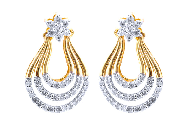 9K Hallmarked Gold | Lab Grown Diamond Tops 9NCWA102T