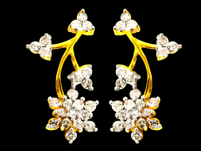 9K Hallmarked Gold | Lab Grown Diamond Tops 9NCWA103T