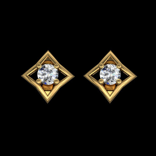 14K Hallmarked Gold | Natural Diamond Tops 4NPAA023T