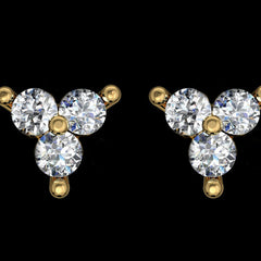 14K Hallmarked Gold | Natural Diamond Tops 4NPAA026T