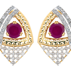 14K Hallmarked Gold | Natural Diamond Tops 4PNAA552T